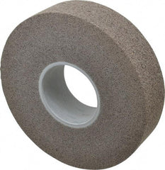 3M - 8" Diam, 2" Face Width, 3" Center Hole, Fine Grade, Aluminum Oxide Deburring Wheel - Convolute, Hard Density 7 Grade, 4,500 RPM - USA Tool & Supply