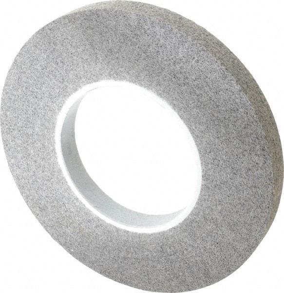 3M - 10" Diam, 1" Face Width, 5" Center Hole, Fine Grade, Silicon Carbide Deburring Wheel - Convolute, Hard Density 8 Grade, 3,600 RPM - USA Tool & Supply