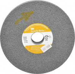 3M - 6" Diam, 1" Face Width, 1" Center Hole, Fine Grade, Silicon Carbide Deburring Wheel - Convolute, Hard Density 8 Grade, 6,000 RPM - USA Tool & Supply