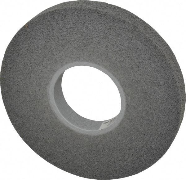 3M - 8" Diam, 1" Face Width, 3" Center Hole, Fine Grade, Silicon Carbide Deburring Wheel - Convolute, Hard Density 8 Grade, 4,500 RPM - USA Tool & Supply