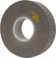 3M - 8" Diam, 2" Face Width, 3" Center Hole, Fine Grade, Silicon Carbide Deburring Wheel - Convolute, Hard Density 8 Grade, 4,500 RPM - USA Tool & Supply