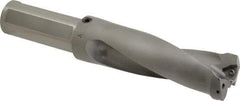 Kennametal - 4.7" Max Drill Depth, 2.5xD, 47.6mm Diam, Indexable Insert Drill - 2 Inserts, 1-1/2" Shank Diam, Straight Shank - USA Tool & Supply