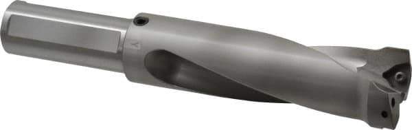 Kennametal - 5.35" Max Drill Depth, 2.5xD, 54mm Diam, Indexable Insert Drill - 2 Inserts, 1-1/2" Shank Diam, Straight Shank - USA Tool & Supply