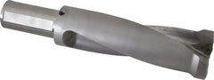 Kennametal - 206.5mm Max Drill Depth, 2.5xD, 82.6mm Diam, Indexable Insert Drill - 2 Inserts, 2" Shank Diam, Straight Shank - USA Tool & Supply