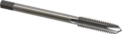 Reiff & Nestor - 3/8-16 UNC 3 Flute H3 Bright Finish High Speed Steel Spiral Point Extension Tap - Plug Chamfer, 4" OAL, 3B Class of Fit - USA Tool & Supply