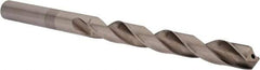 Value Collection - 45/64", 118° Point, Cobalt Taper Length Drill Bit - Bright Finish, 6-3/16" Flute Length, 9-1/2" OAL - USA Tool & Supply