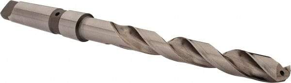 Value Collection - 47/64", 3MT 118° Point Cobalt Taper Shank Drill Bit - Bright Finish, 6-1/4" Flute Length, 10-7/8" OAL, Spiral Flute, Through Coolant - USA Tool & Supply