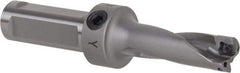 Kennametal - 1-7/8" Max Drill Depth, 3xD, 0.6252" Diam, Indexable Insert Drill - 2 Inserts, 3/4" Shank Diam, Flange Shank - USA Tool & Supply