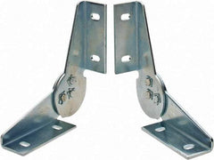 KabelSchlepp - 1.97 Inch Outside Height, Cable and Hose Carrier Steel Open Mounting Bracket Set - 1.22 Inch Inside Height - USA Tool & Supply