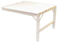 Phillocraft - 48 Wide x 42" Deep x 33" High, Production Table - Comfort Edge, Adjustable Height Legs - USA Tool & Supply