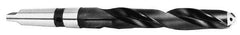 Value Collection - 63/64", 3MT 118° Point Cobalt Taper Shank Drill Bit - Bright Finish, 7-1/8" Flute Length, 11-3/4" OAL, Spiral Flute, Through Coolant - USA Tool & Supply