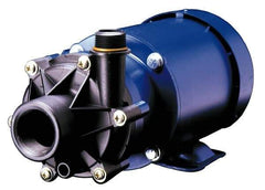 Finish Thompson - 1/2 HP, 19 Working PSI, 45 Shut Off Feet, PVDF Magnetic Drive Pump - 1 Phase, 3.6 Amps - USA Tool & Supply