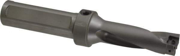 Kennametal - 2.63" Max Drill Depth, 3xD, 0.8752" Diam, Indexable Insert Drill - 2 Inserts, 1" Shank Diam, Flange Shank - USA Tool & Supply
