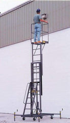 Ballymore - 300 Lb Capacity One Person Lift - 180" Lift Height, Battery Operated - USA Tool & Supply