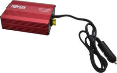 Tripp-Lite - 1 Connection, 12 VDC Input, 120 VAC Output, 14 Amp Input Rating, 300 Peak Wattage, Power Inverter - 3-3/4" Wide x 5-3/4" Deep x 1-3/4" High, 150 Watt Continuous Output Power, Free Air Convection Cooled - USA Tool & Supply