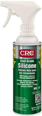 CRC - 16 oz Trigger Spray Can Nondrying Film/Silicone Penetrant/Lubricant - Clear & White, -40°F to 400°F, Food Grade - USA Tool & Supply