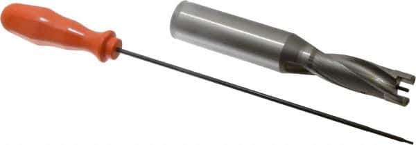 Kennametal - 19.84 to 20mm Diam, 3xD, 59.53mm Max Depth, 1" Shank Diam, 3.09" Flute, 6-1/4" OAL, Replaceable Tip Drill - KSEM0781 Insert, 2 Seat Size, Series KSEM - USA Tool & Supply