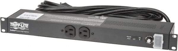 Tripp-Lite - 12 Outlets, 120 Volts, 20 Amps, 15' Cord, Power Outlet Strip - Rack Mount, 5-20 NEMA Configuration - USA Tool & Supply