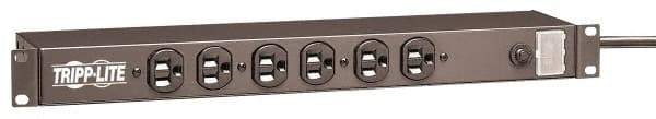 Tripp-Lite - 14 Outlets, 120 Volts, 15 Amps, 15' Cord, Power Outlet Strip - Rack Mount, 5-15P NEMA Configuration, 17-1/2" Strip, UL1449 3rd Edition - USA Tool & Supply