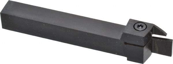Kennametal - External Thread, 0.55" Max Depth of Cut, 3mm Min Groove Width, 5" OAL, Right Hand Indexable Grooving Cutoff Toolholder - 5/8" Shank Height x 5/8" Shank Width, A4..03.. Insert Style, A4SM Toolholder Style, Series A4 - USA Tool & Supply