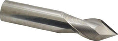 Melin Tool - 3/4" Diam, 1-1/2" LOC, 2 Flute, 60° Point Angle, Solid Carbide Drill Mill - Uncoated, 4" OAL, 3/4" Shank Diam - USA Tool & Supply