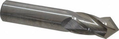Melin Tool - 3/4" Diam, 1-1/2" LOC, 4 Flute, 90° Point Angle, Solid Carbide Drill Mill - Uncoated, 4" OAL, 3/4" Shank Diam - USA Tool & Supply