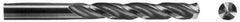 SGS - 15/32" 150° Solid Carbide Jobber Drill - Bright Finish, Right Hand Cut, Spiral Flute, Straight Shank, 4-3/4" OAL, Standard Point - USA Tool & Supply