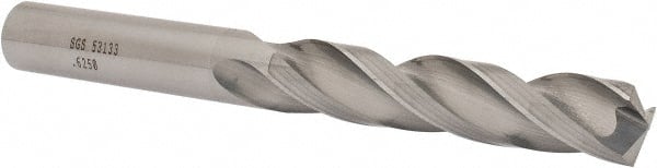 SGS - 5/8" 150° Solid Carbide Jobber Drill - USA Tool & Supply