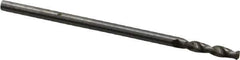 Accupro - 0.0571" 130° Parabolic Flute Cobalt Screw Machine Drill Bit - Bright Finish, Right Hand Cut, 0.354" Flute Length, 1.26" OAL, Standard Point, Straight Shank - USA Tool & Supply