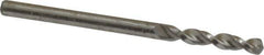 Accupro - #32 130° Parabolic Flute Cobalt Screw Machine Drill Bit - Bright Finish, Right Hand Cut, 0.63" Flute Length, 1.811" OAL, Split Point, Straight Shank - USA Tool & Supply