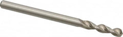 Accupro - 0.1299" 130° Parabolic Flute Cobalt Screw Machine Drill Bit - USA Tool & Supply