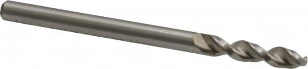Accupro - 0.1319" 130° Parabolic Flute Cobalt Screw Machine Drill Bit - USA Tool & Supply