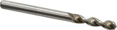 Accupro - 0.1752" 130° Parabolic Flute Cobalt Screw Machine Drill Bit - Bright Finish, Right Hand Cut, 0.945" Flute Length, 2.283" OAL, Split Point, Straight Shank - USA Tool & Supply