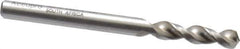 Accupro - #14 130° Parabolic Flute Cobalt Screw Machine Drill Bit - Bright Finish, Right Hand Cut, 0.945" Flute Length, 2.283" OAL, Split Point, Straight Shank - USA Tool & Supply