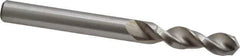 Accupro - 0.2756" 130° Parabolic Flute Cobalt Screw Machine Drill Bit - Bright Finish, Right Hand Cut, 1.339" Flute Length, 2.913" OAL, Split Point, Straight Shank - USA Tool & Supply