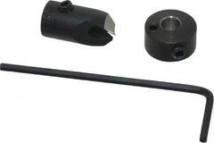 Vernon - 5/16" Cutter Diam, #20 Drill Combatibility, 1/4" Collar Thickness, Adjustable Depth Drill Countersink - USA Tool & Supply