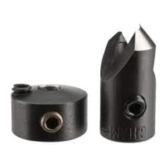 Vernon - 5/16" Cutter Diam, #30 Drill Combatibility, 1/4" Collar Thickness, Adjustable Depth Drill Countersink - USA Tool & Supply