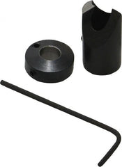 Vernon - 1/2" Cutter Diam, Letter G Drill Compatibility, 1/4" Collar Thickness, Adjustable Depth Drill Countersink - USA Tool & Supply