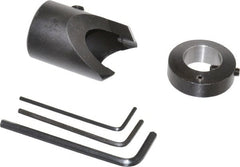 Vernon - 1" Cutter Diam, 5/8" Drill Compatibility, 3/8" Collar Thickness, Adjustable Depth Drill Countersink - USA Tool & Supply