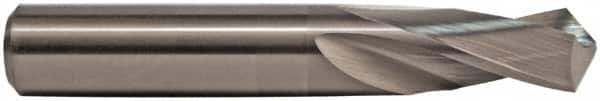 M.A. Ford - 17/64" 118° Spiral Flute Solid Carbide Screw Machine Drill Bit - USA Tool & Supply