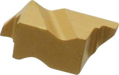 Kennametal - 2041NG Grade KC850, 1.04mm Cutting Width Carbide Grooving Insert - 1.27mm Max Depth of Cut, Right Hand, 0.09mm Corner Radius, TiC/TiCN/TiN Finish - USA Tool & Supply