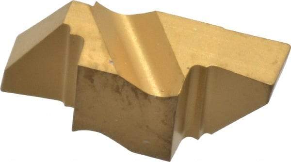 Kennametal - 2094NG Grade KC850, 2.39mm Cutting Width Carbide Grooving Insert - 2.79mm Max Depth of Cut, Right Hand, 0.19mm Corner Radius, TiC/TiCN/TiN Finish - USA Tool & Supply
