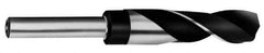 Chicago-Latrobe - 1-21/64" Drill, 118° Point, High Speed Steel Silver Deming & Reduced Shank Drill Bit - Oxide Finish, 6" OAL, Flats on Shank, 3-1/8" Flute Length, Right Hand Cut, Standard Point, Spiral Flute, Regular Spiral - USA Tool & Supply