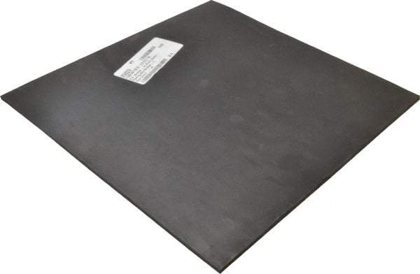 Made in USA - 12" Long, 12" Wide, 3/16" Thick, Buna-N Rubber Foam Sheet - 45 to 55 Durometer, Black, -40 to 212°F, 1,500 psi Tensile Strength, Stock Length - USA Tool & Supply