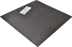 Made in USA - 12" Long, 12" Wide, 3/16" Thick, Buna-N Rubber Foam Sheet - 45 to 55 Durometer, Black, -40 to 212°F, 1,500 psi Tensile Strength, Stock Length - USA Tool & Supply