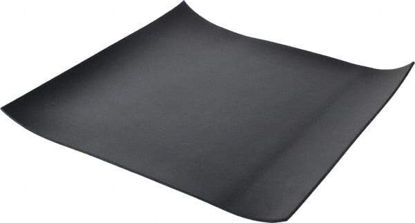 Made in USA - 12" Long, 12" Wide, 0.093" Thick, Buna-N Rubber Foam Sheet - 50 to 60 Durometer, Black, -40 to 212°F, 1,500 psi Tensile Strength, Stock Length - USA Tool & Supply