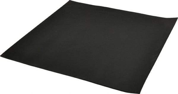 Made in USA - 12" Long, 12" Wide, 0.093" Thick, Buna-N Rubber Foam Sheet - 65 to 75 Durometer, Black, -40 to 212°F, 1,500 psi Tensile Strength, Stock Length - USA Tool & Supply