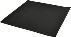 Made in USA - 12" Long, 12" Wide, 0.093" Thick, Buna-N Rubber Foam Sheet - 65 to 75 Durometer, Black, -40 to 212°F, 1,500 psi Tensile Strength, Stock Length - USA Tool & Supply