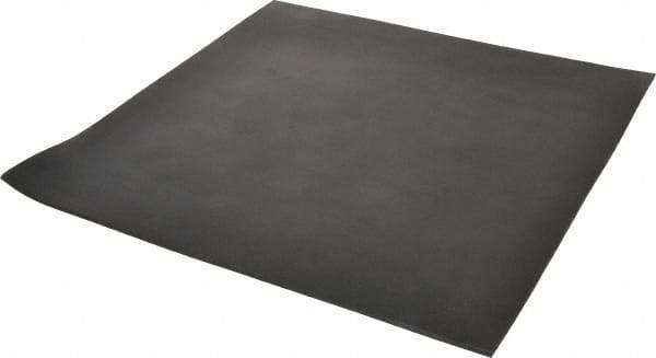 Made in USA - 12" Long, 12" Wide, 1/8" Thick, Neoprene Rubber Foam Sheet - 45 to 55 Durometer, Black, -40 to 212°F, 1,000 psi Tensile Strength, Stock Length - USA Tool & Supply