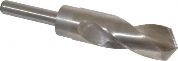 Interstate - 1-1/8" Drill, 118° Point, Cobalt Silver Deming & Reduced Shank Drill Bit - USA Tool & Supply